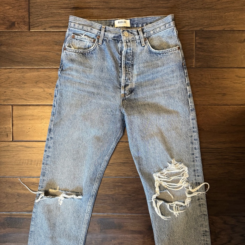 AGOLDE 90s Pinch Waist Jeans in Backdrop - Women’s 26 - Picture 3 of 11